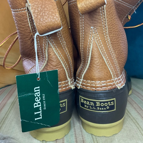 L.L. Bean Bean Boots Women’s Tan 8" Real Shearling-Lined Insulated 9 Free People - Picture 6 of 9